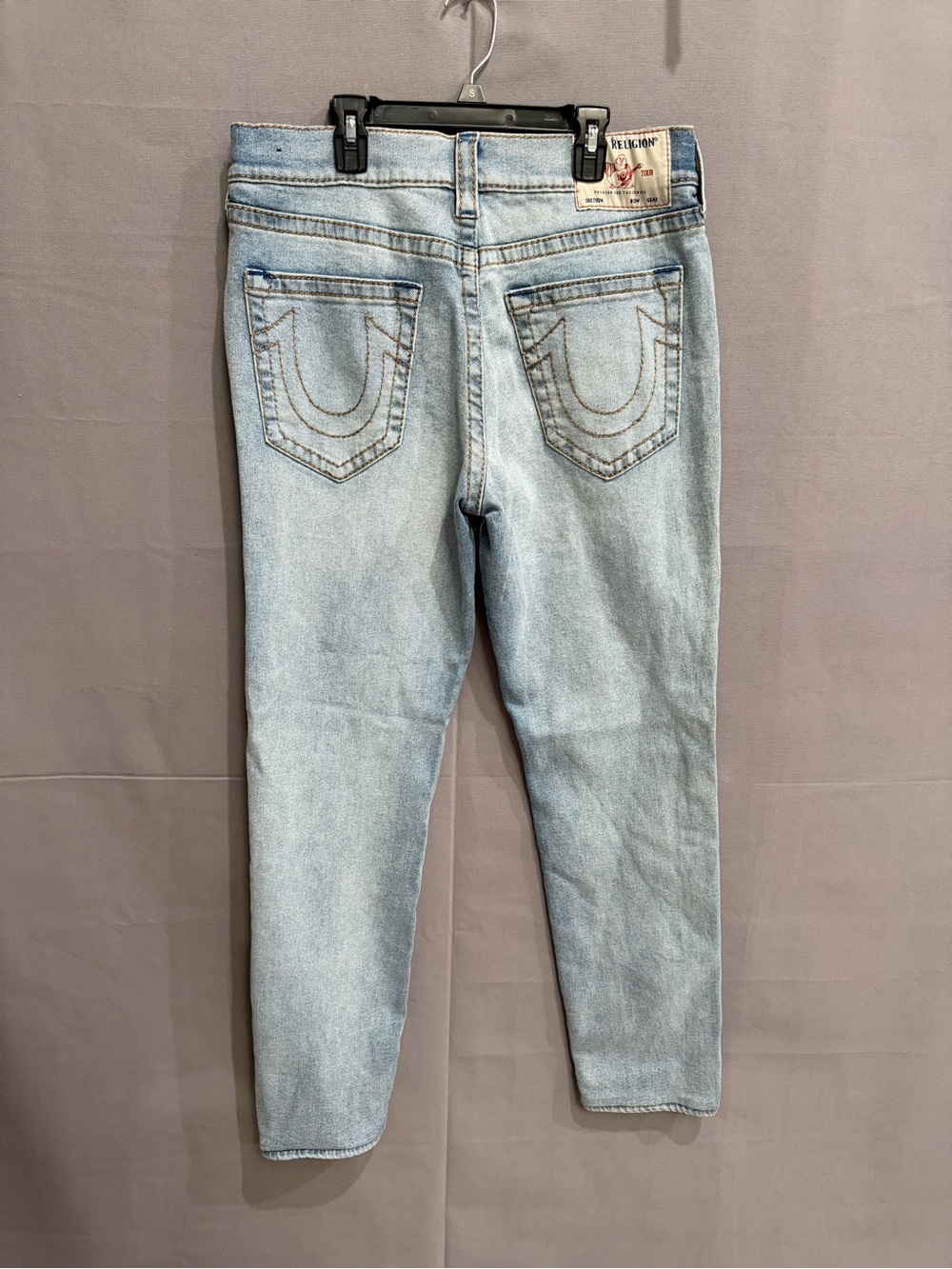 True Religion Light Blue Slim Straight Jeans